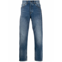Carhartt WIP Calça jeans reta cintura alta - Azul