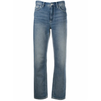 Carhartt WIP Calça jeans reta com efeito desbotado - Azul