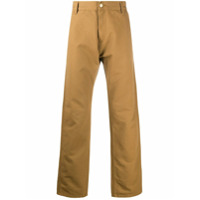 Carhartt WIP high-rise straight-leg trousers - Marrom