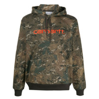 Carhartt WIP Moletom com capuz e estampa camuflada - Verde