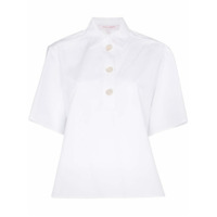 Carolina Herrera Camiseta mangas curtas de algodão - Branco