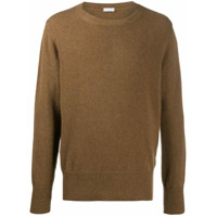 Caruso Suéter decote careca de tricô leve - Marrom