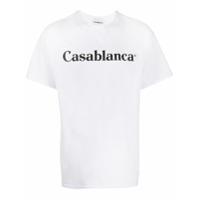 Casablanca Camiseta com estampa de logo - Branco