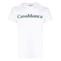 Casablanca Camiseta com estampa de logo - Branco