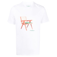 Casablanca Camiseta The Art of Sitting - Branco