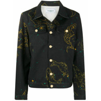 Casablanca Jaqueta jeans Constellation - Preto