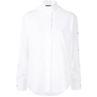 Cédric Charlier Camisa mangas longas com botões - Branco