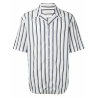 Cerruti 1881 Camisa mangas curtas com listras - Branco