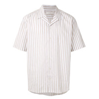 Cerruti 1881 Camisa mangas curtas com listras - Branco