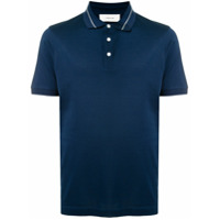 Cerruti 1881 Camisa polo com listras contrastantes - Azul