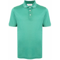 Cerruti 1881 Camisa polo com listras contrastantes - Verde