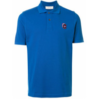 Cerruti 1881 Camisa polo mangas curtas com logo bordado - Azul
