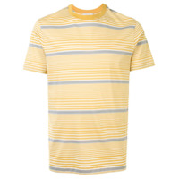 Cerruti 1881 Camiseta decote careca com estampa de listras - Amarelo