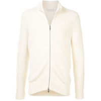 Cerruti 1881 Cardigan com zíper frontal - Branco