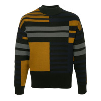 Cerruti 1881 graphic mock neck sweater - Estampado