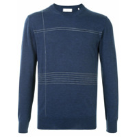 Cerruti 1881 Suéter de tricô abstrato - Azul