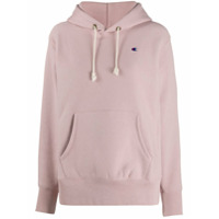 Champion Moletom com capuz e logo bordado - Rosa