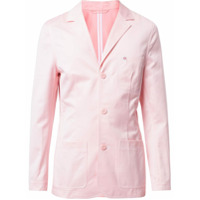 Charles Jeffrey Loverboy Blazer com abotoamento simples de algodão - Rosa