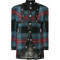 Charles Jeffrey Loverboy Jaqueta com padronagem xadrez tartan - Azul