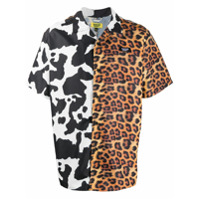 Chinatown Market Camisa com estampa de leopardo e vaca - Preto