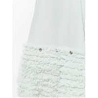 Chloé Short em algodão misto com babados - Cinza