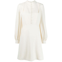 Chloé Vestido mangas longas com abotoamento - Branco