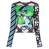 Chopova Lowena Blusa Eiger com estampa - Preto