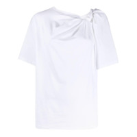 Christian Wijnants Camiseta com detalhe franzido - Branco