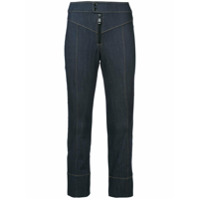 Cinq A Sept Calça jeans bootcut cropped - Azul