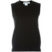 Comme Des Garçons Comme Des Garçons round neck tank top - Preto