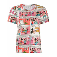 Comme Des Garçons Girl cartoon print round neck T-shirt - Vermelho