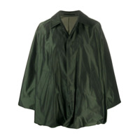 Comme Des Garçons Noir Kei Ninomiya Jaqueta oversized com abotoamento simples - Verde