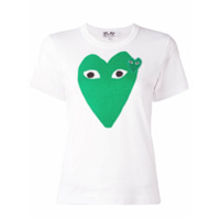 Comme Des Garçons Play Camiseta com estampa - Branco