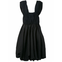 Comme Des Garçons Salopete com franzido - Azul