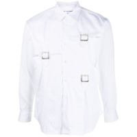 Comme Des Garçons Shirt buckle detail shirt - Branco