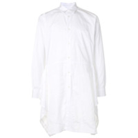 Comme Des Garçons Shirt Camisa oversized com mangas longas - Branco