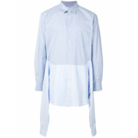 Comme Des Garçons Shirt Camiseta assimétrica com recortes - Branco