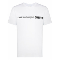 Comme Des Garçons Shirt logo-print cotton T-shirt - Branco