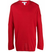 Comme Des Garçons Shirt Suéter decote arredondado - Vermelho
