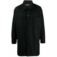 Costumein long-sleeved patch pocket shirt - Preto