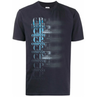 C.P. Company Camiseta com estampa de logo - Azul