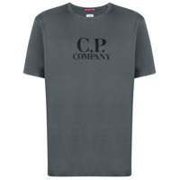 C.P. Company Camiseta com estampa de logo - Cinza