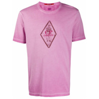 C.P. Company Camiseta com estampa de losangos - Rosa
