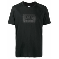 C.P. Company Camiseta decote careca com estampa de logo - Preto