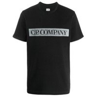 C.P. Company Camiseta decote careca com estampa do logo - Preto