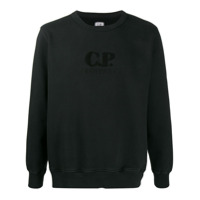 C.P. Company Moletom de jersey com logo - Preto