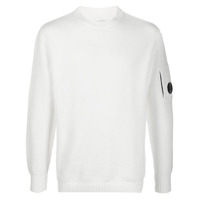 C.P. Company Suéter de algodão e tricô canelado - Branco