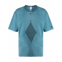 Craig Green Camiseta decote careca com estampa geométrica - Cinza