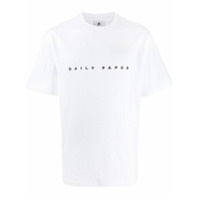 Daily Paper Camiseta com logo bordado - Branco
