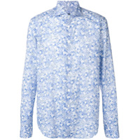 Dell'oglio Camisa com estampa floral - Azul